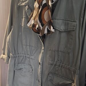 a.n.a Jean Jacket - w/ scarf